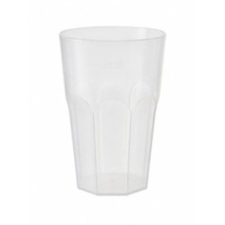 Sanjoma Chemical Solutions Vasos Reutilizables 33 cl | Vasos Octogonales Premium Libres de BPA | Vasos de Plástico Rígido para C