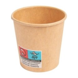 Sanjoma Chemical Solutions Vasos de Cartón Kraft para Bebidas Calientes – Reciclables – Compatibles con Tapas