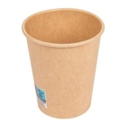 Sanjoma Chemical Solutions Vasos de Cartón Kraft para Bebidas Calientes – Reciclables – Compatibles con Tapas