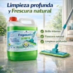 Sanjoma Germitol Fregasuelos con Árbol de Té Repelente de Insectos, 5 L