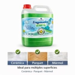 Sanjoma Germitol Fregasuelos con Árbol de Té Repelente de Insectos, 5 L