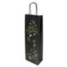 10 Bolsas Kraft para Botellas de Vino con Asas | Navidad | Colores | 14+8x40 cm | Reutilizables, Biodegradables y Reciclables | 