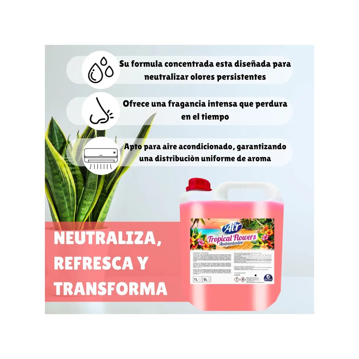 5l Ambientador Liquido Industrial Concentrado