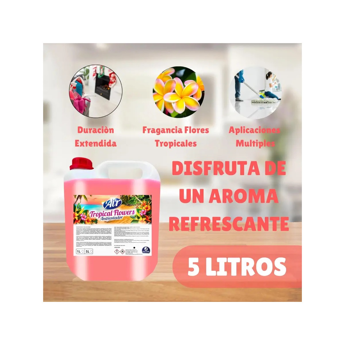 5l Ambientador Liquido Industrial Concentrado