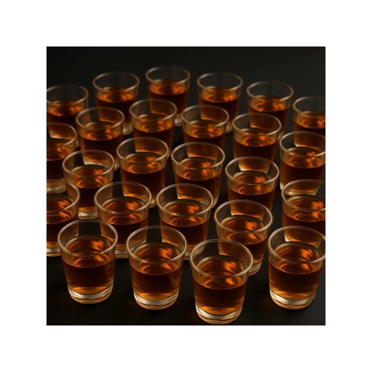 Pack 1000 vasos chupito plástico 35ml - Polipropileno - Pack ecónomico Chupito Reutilizable