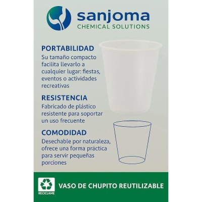 Pack 1000 vasos chupito plástico 35ml - Polipropileno - Pack ecónomico Chupito Reutilizable